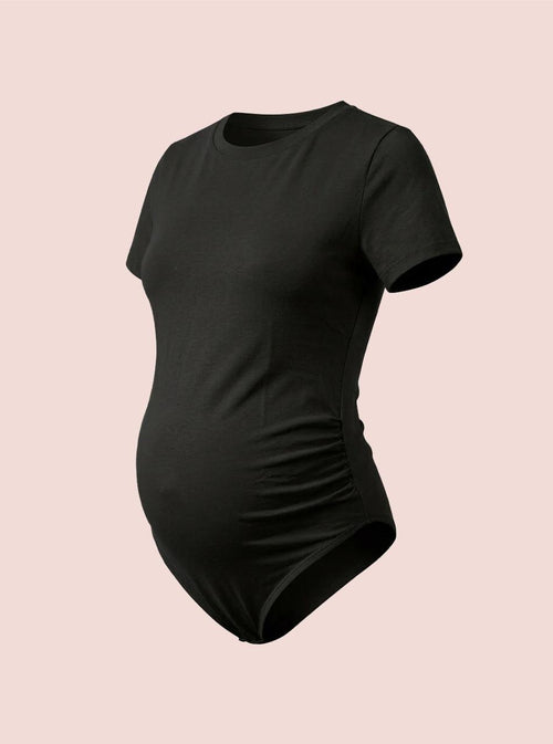 بدلة نصف كم برقبة دائرية للحوامل