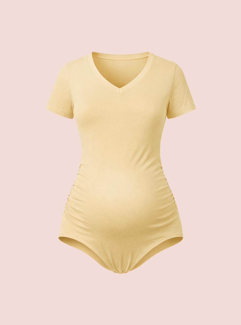 بدلة نصف كم برقبة حرف ٧ للحوامل